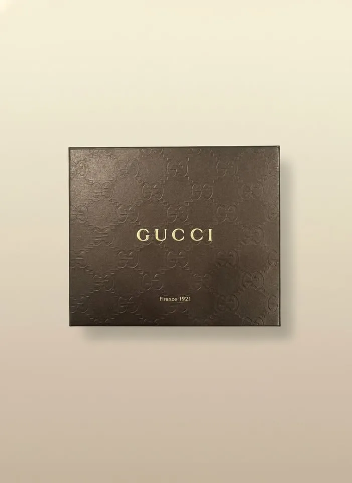 GUCCI Men's Signature GG Leather Bifold Wallet - Grey image indicator(3)