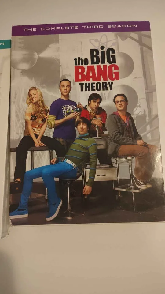 Dvd big bang theory season 1, 2, and 3. image indicator(3)