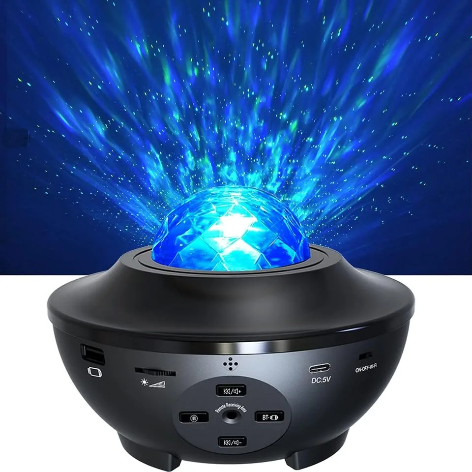 🌌 Starry Night Light Projector - Galaxy LED Bluetooth image indicator(3)