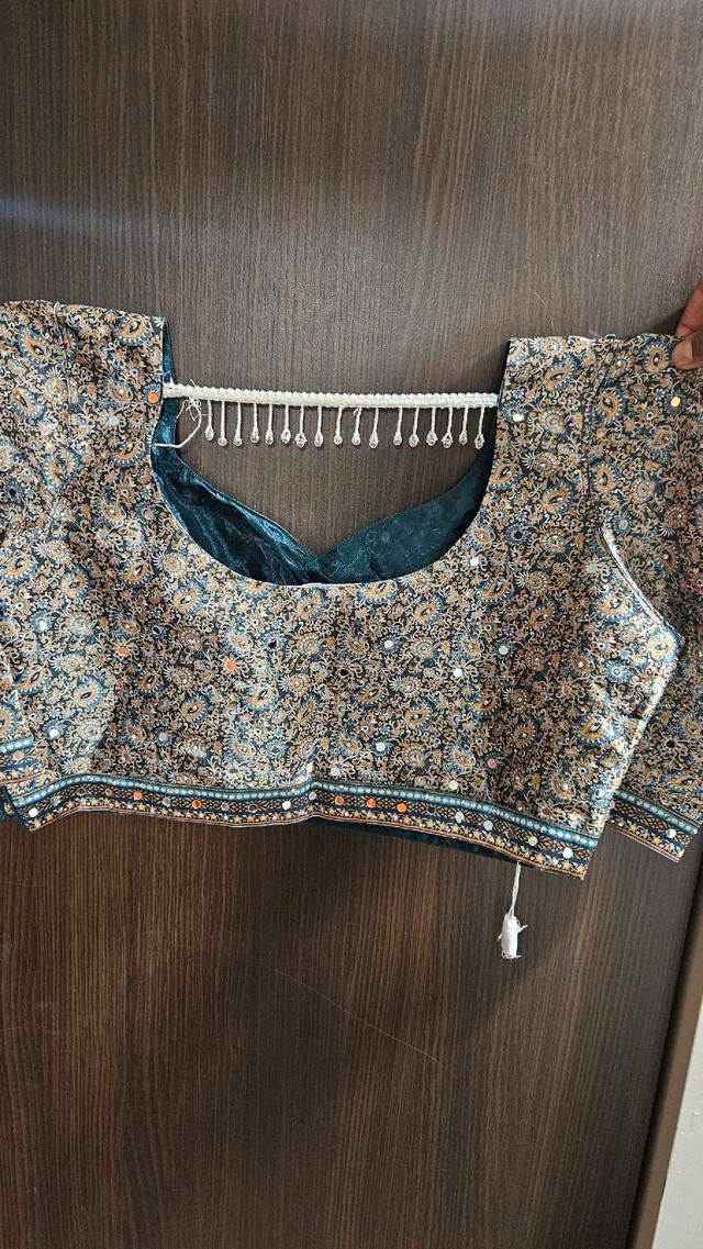 Bottle green lehnga size 40-42 - photo 2