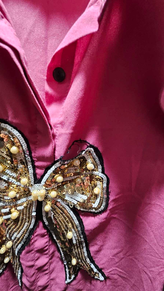 Butterfly embossed kurti size 40