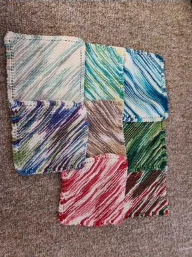 Handmade Kitted Dish cloths thumbnail