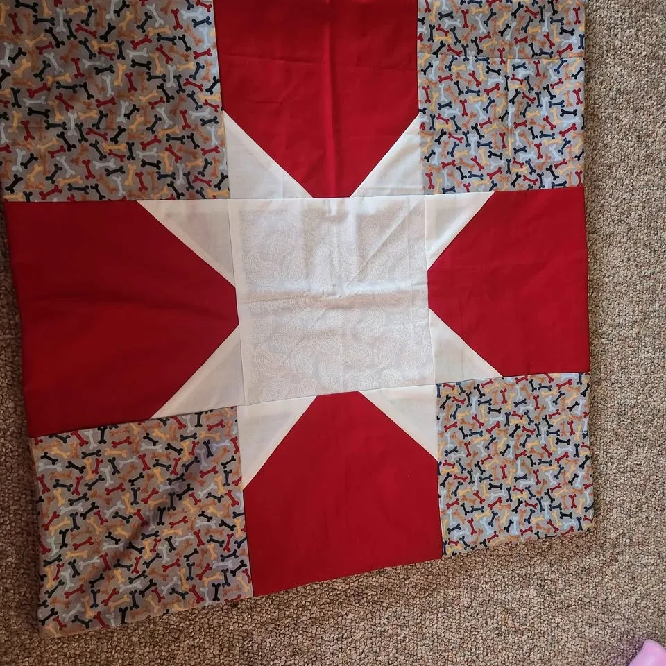 Handmade Fabric baby/dog blankets image indicator(2)