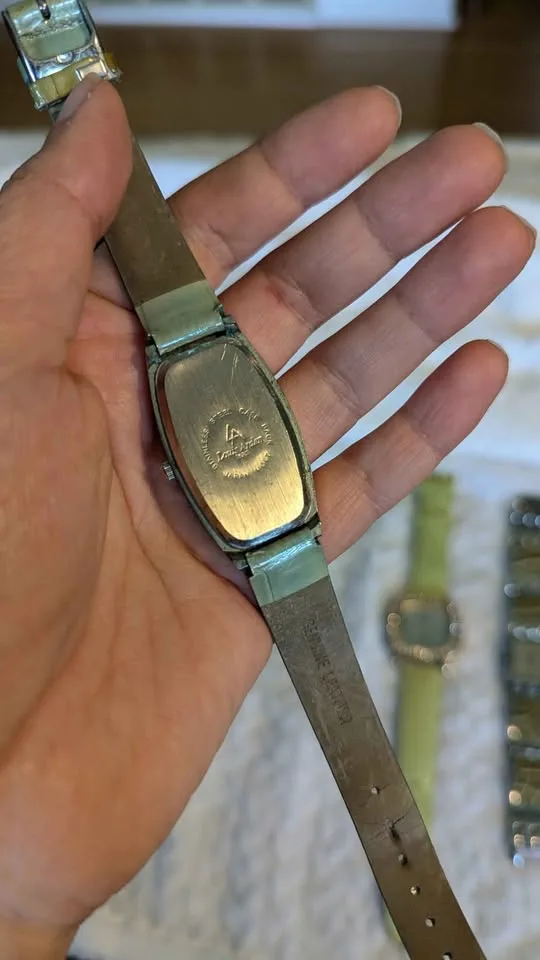 Louis Arden Paris Watches - Green Croc Bands image indicator(3)