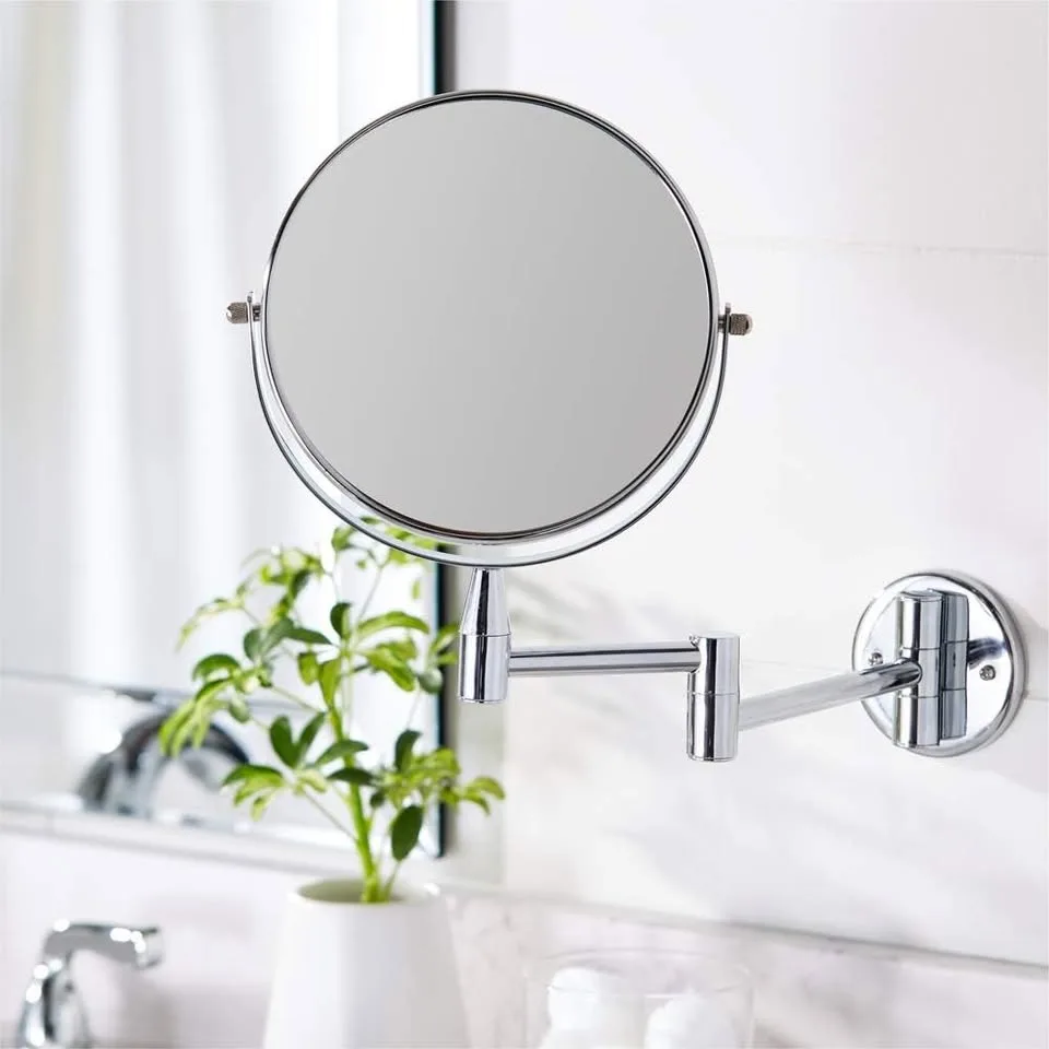Wall-Mounted Vanity Mirror - 1X/5X Magnification, Chrome image indicator(3)