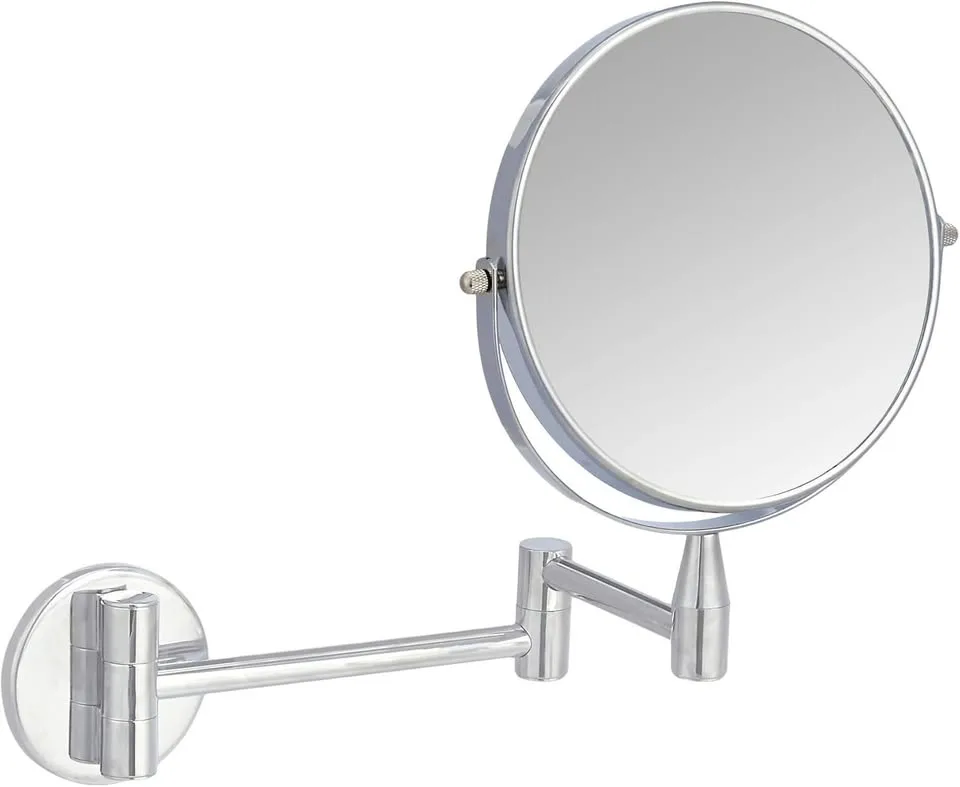 Wall-Mounted Vanity Mirror - 1X/5X Magnification, Chrome image indicator(4)