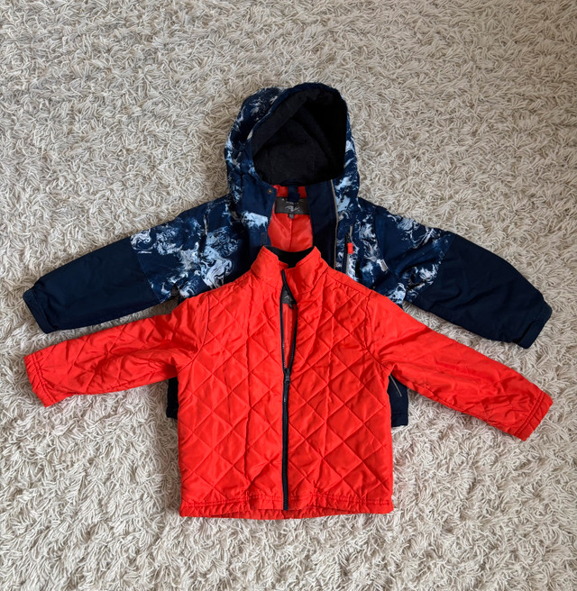 2 in 1 Convertable Winter Jacket w/ Light Jacket Insert- size S