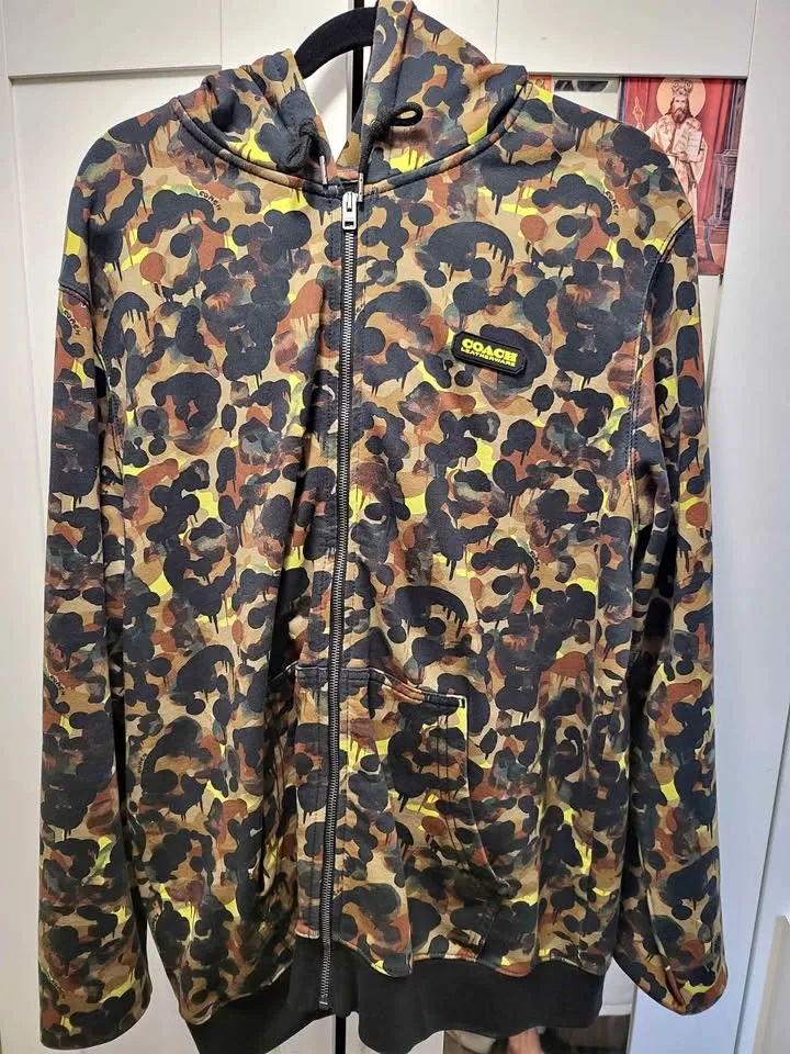 Camo Coach Track Suit - XL Top L Bottom thumbnail