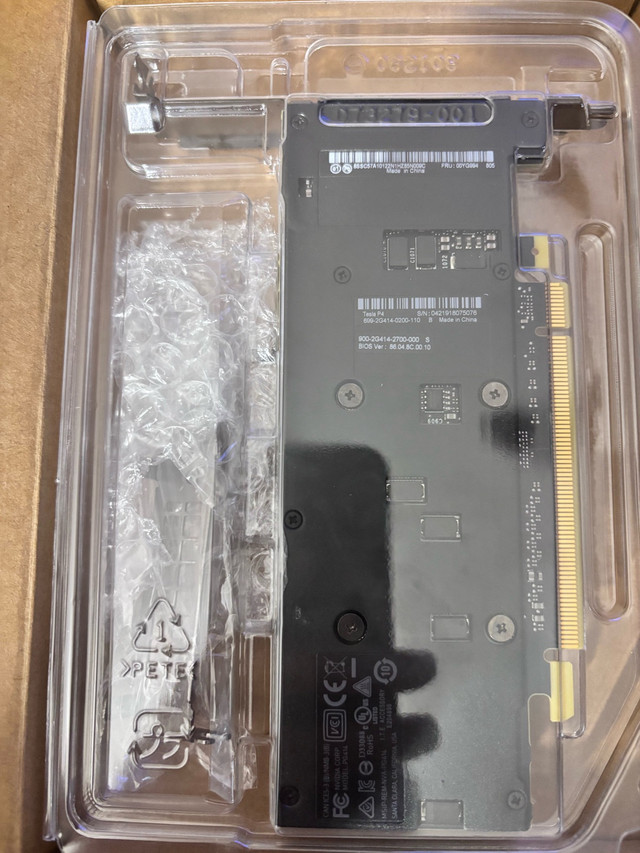 NVIDIA Tesla P4 8GB Graphics Card - photo 4