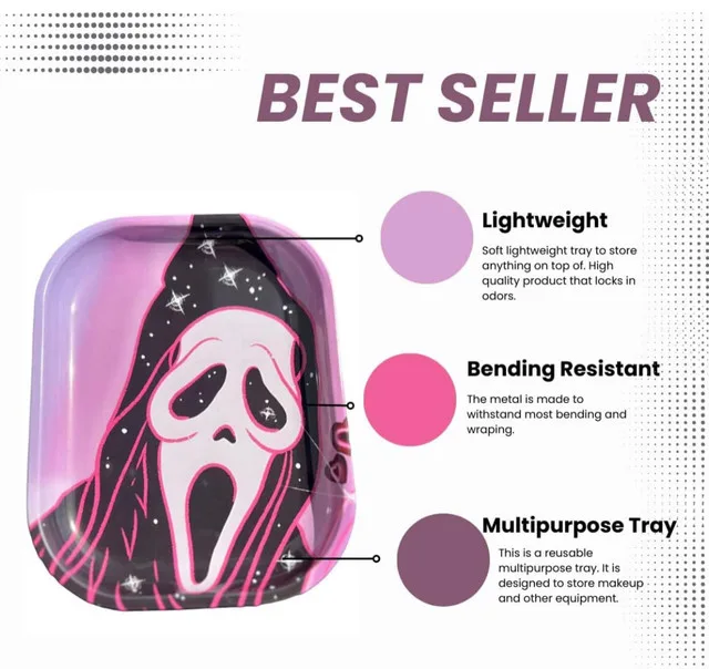 Premium Rolling Tray 7” x 5” image indicator(2)