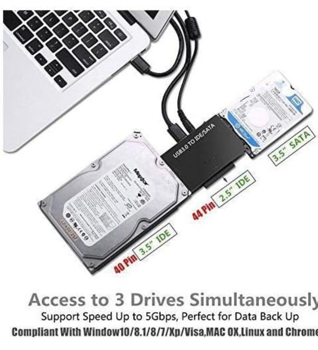 USB 3.0 TO SATA&IDE HARD DRIVE CONVERTER