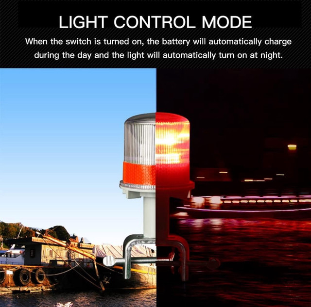 Solar Marine warning Light! - photo 3