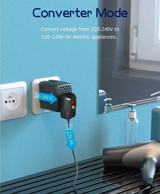 TRAVEL ADAPTER AND STEP DOWN CONVERTER - photo 3
