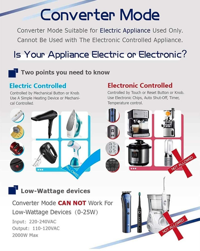 TRAVEL ADAPTER AND STEP DOWN CONVERTER - photo 4