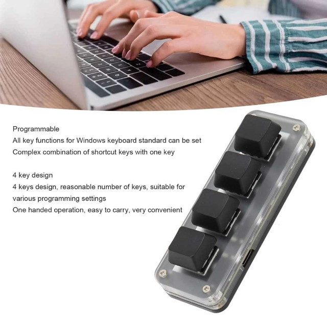 MINI MACRO KEYPAD, 4 KEYS - photo 3