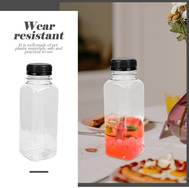 Clear beverage bottles! 8pcs - photo 2