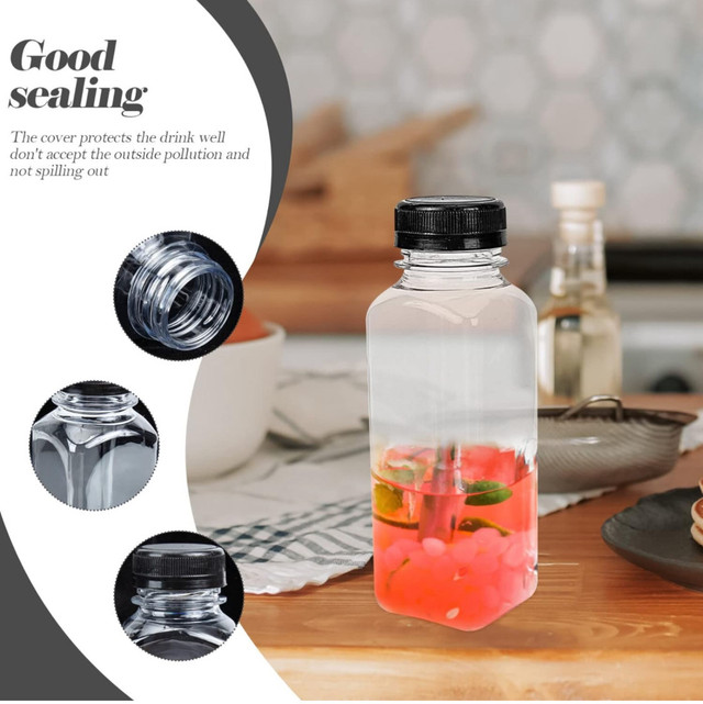 Clear beverage bottles! 8pcs - photo 3