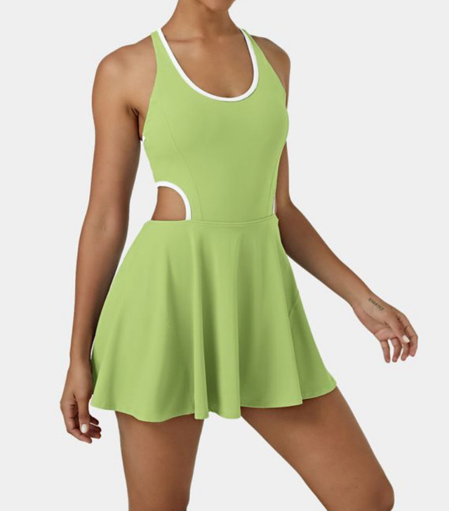 BERLOOK-Light Green Cut-Out  Dress! Size XS - photo 2