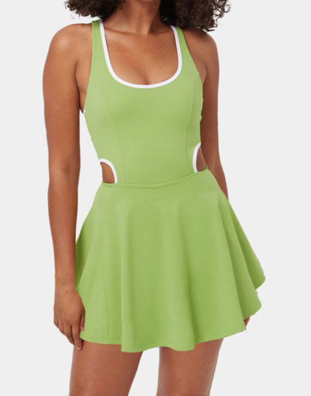 BERLOOK-Light Green Cut-Out  Dress! Size XS - photo 4