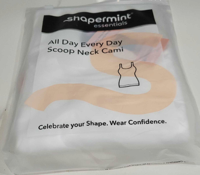 SHAPERMINT SCOOP NECK CAMI, XXL WHITE - photo 3