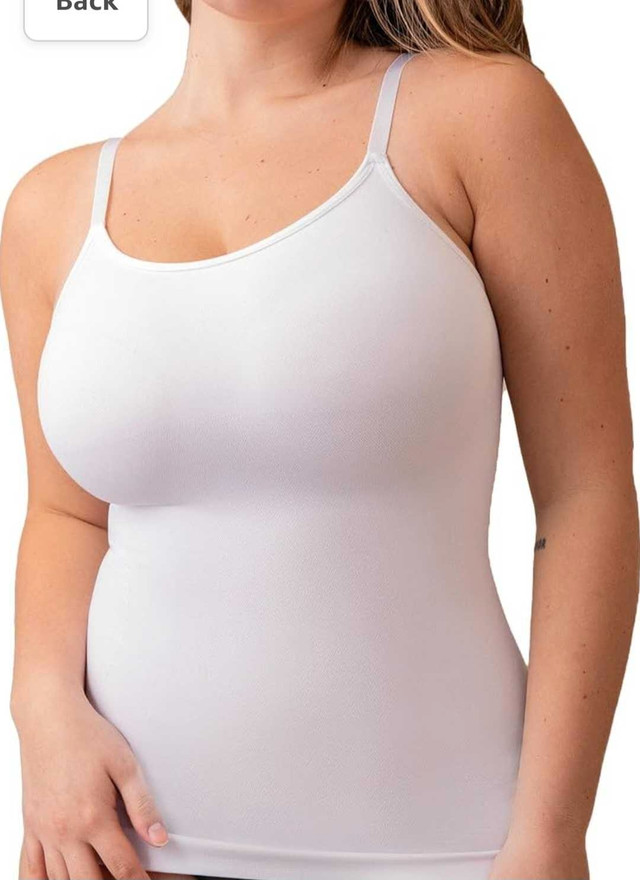 SHAPERMINT SCOOP NECK CAMI, XXL WHITE - photo 4