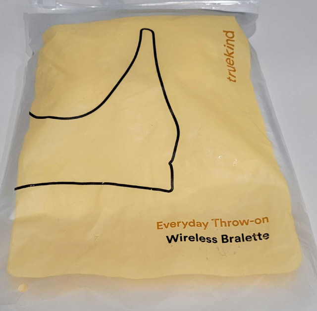 TRUEKIND WIRELESS BRALETTE, 3XL WHITE