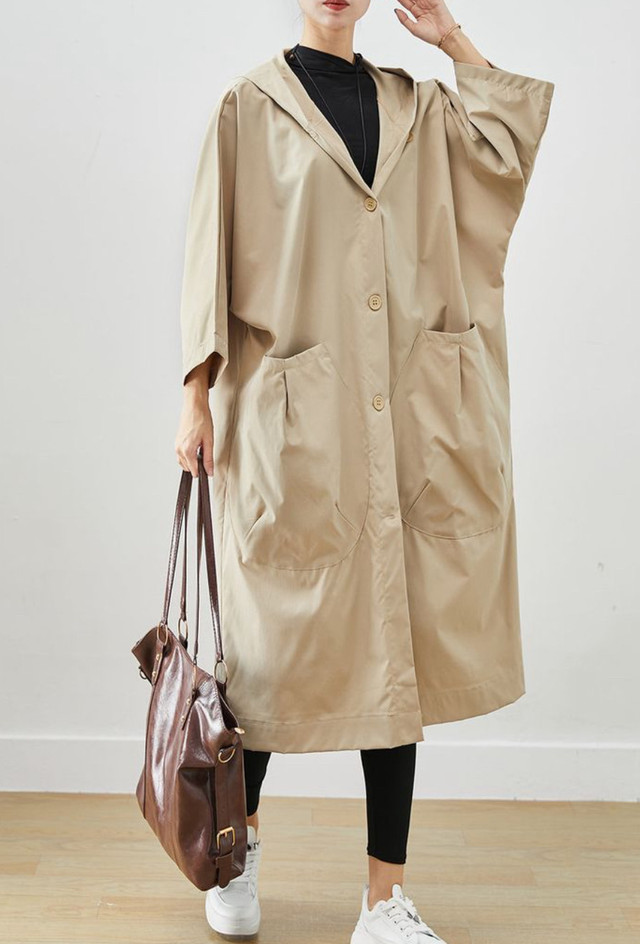 Hooded Oversized Cotton Coat! Plus Size
