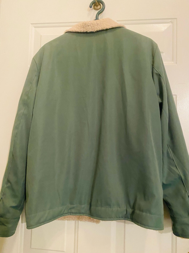 Men's Sherpa Fleece Lined Cargo Jacket! Size S - photo 3