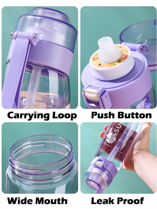 Air Flavoured Water Bottle! Purple with orange Pod - photo 3