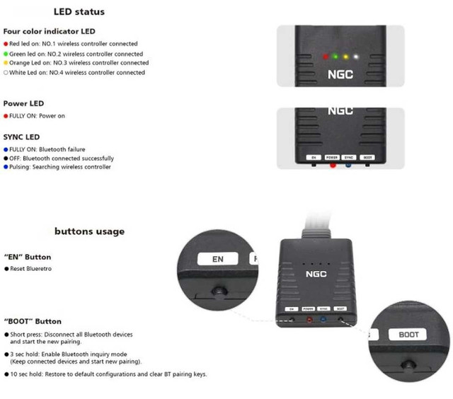 WIRELESS CONTROLLER ADAPTER FOR NINTENDO GAMECUBE CONSOLE - photo 2