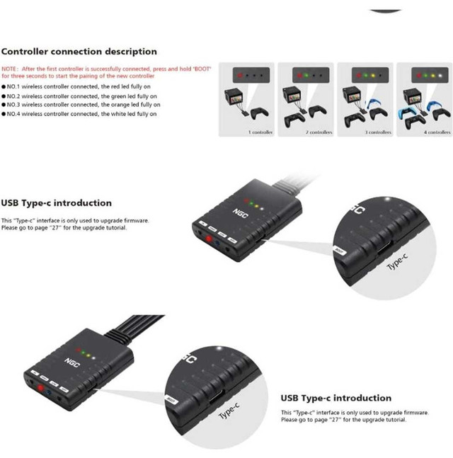 WIRELESS CONTROLLER ADAPTER FOR NINTENDO GAMECUBE CONSOLE - photo 3