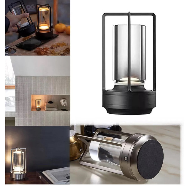 Rechargeable Table Lamp! Silver - photo 2