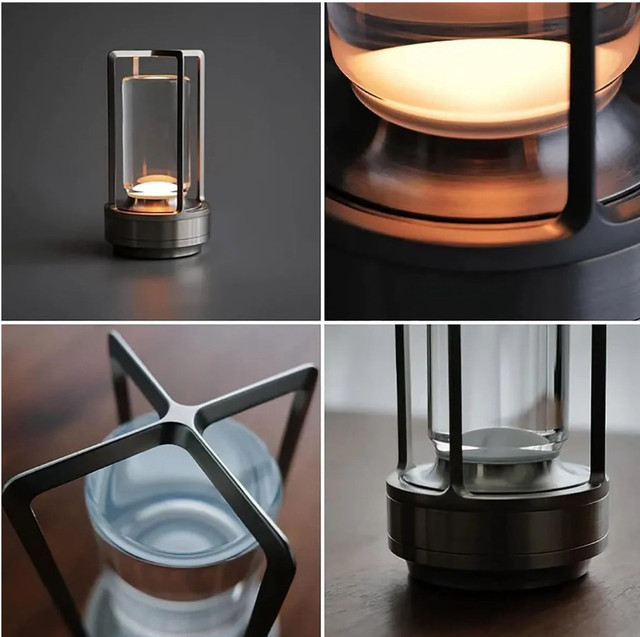 Rechargeable Table Lamp! Silver - photo 3