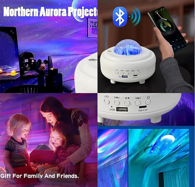 Northern Lights Aurora Projector Night Light - photo 2