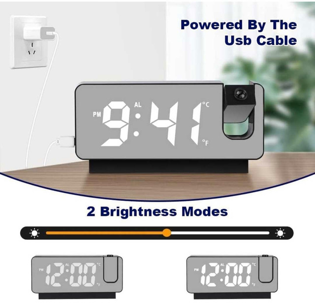 LED PROJECTION CLOCK - photo 4