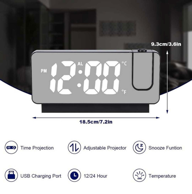 LED PROJECTION CLOCK - photo 5