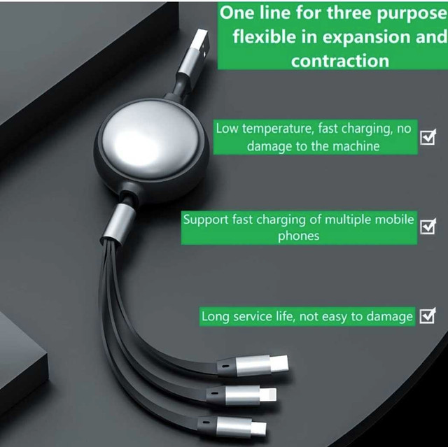 TITAN 3 IN 1 RETRACTABLE CABLE - photo 2
