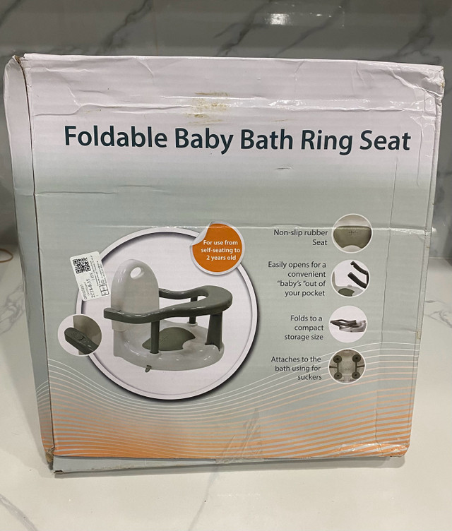 Non-Slip Folding Baby Bath Ring Seat! - photo 4