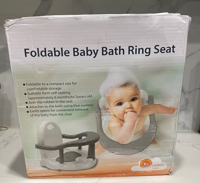 Non-Slip Folding Baby Bath Ring Seat! - photo 5