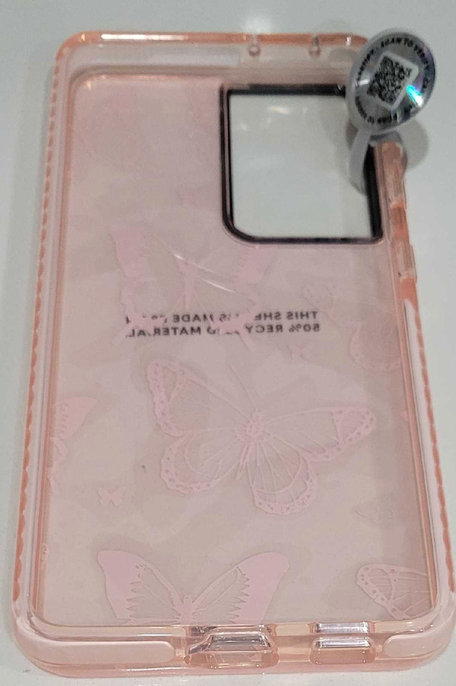 CASE FOR S21 ULTRA, WHITE TRANSPARENT BUTTERFLY - photo 3