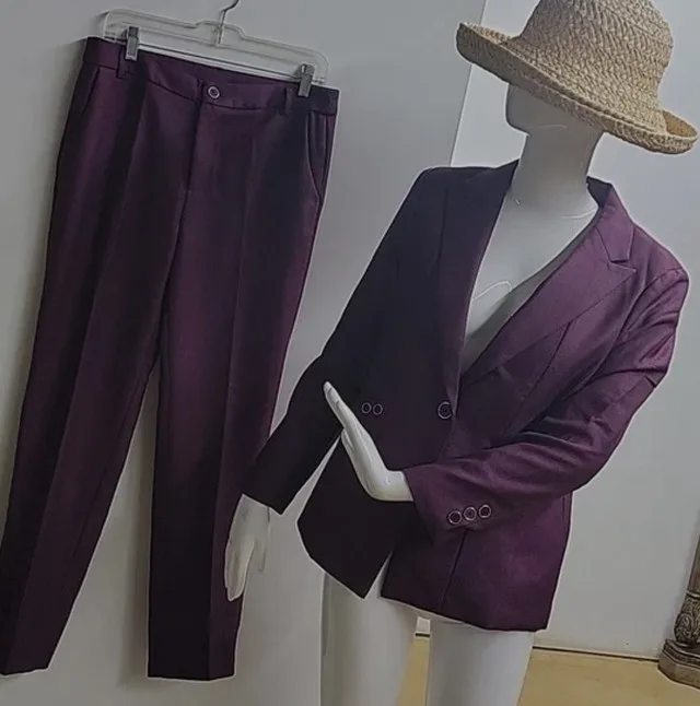 2 Piece Bellazza Republic Blazer Jacket and Pants Suit! Size M thumbnail