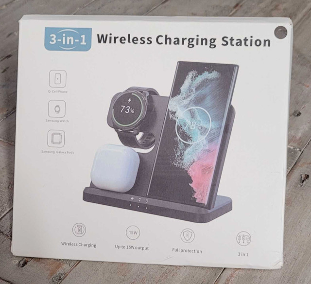 3 IN 1 WIRELESS CHARGING STATION