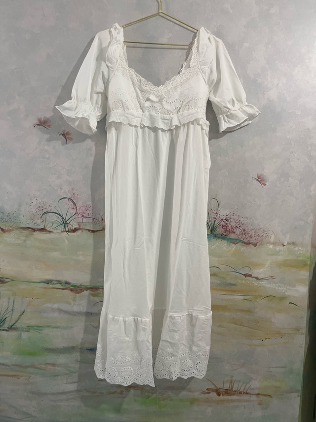 Pink Goddess White Dress! Size L - photo 2