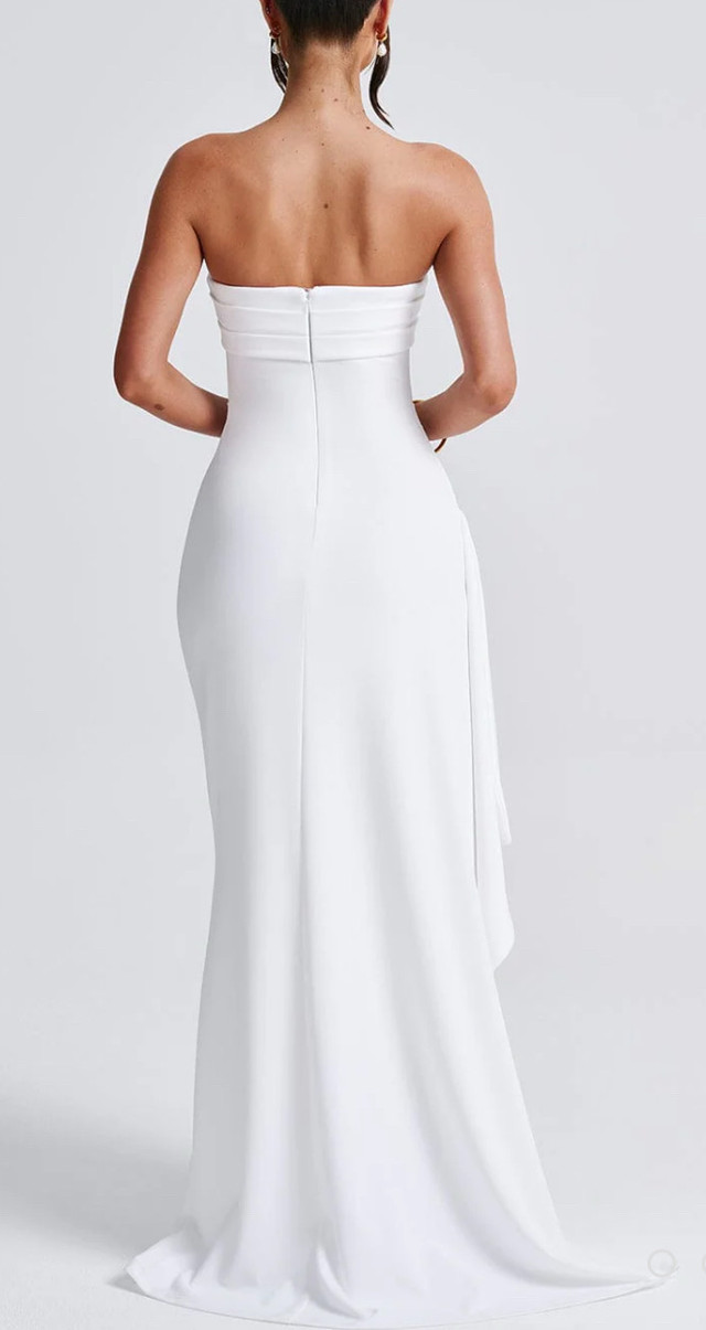 Baby boo-ZAFIRA MAXI DRESS - WHITE! Size XS - photo 4