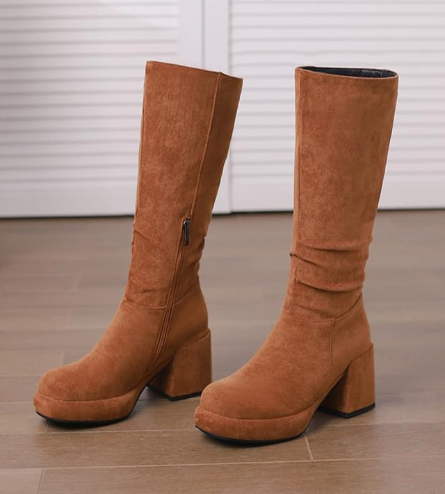 Platform Boots-Size 8 - photo 2
