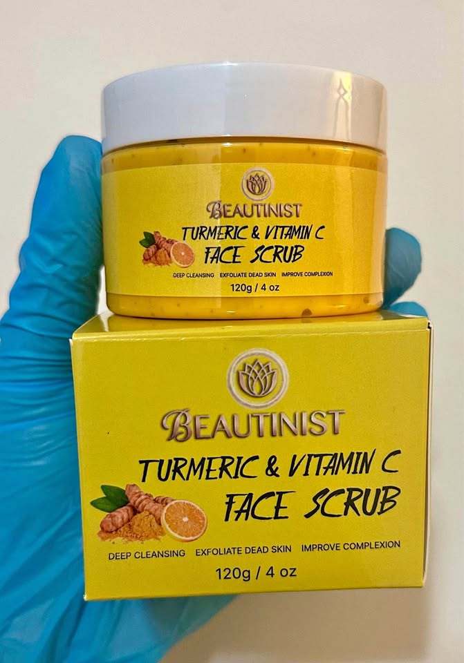 Tumeric and Vitamin C Face Scrub