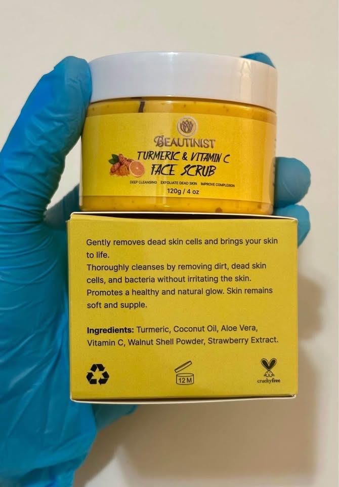 Tumeric and Vitamin C Face Scrub - photo 4