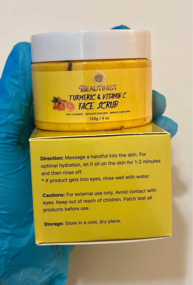 Tumeric and Vitamin C Face Scrub - photo 5