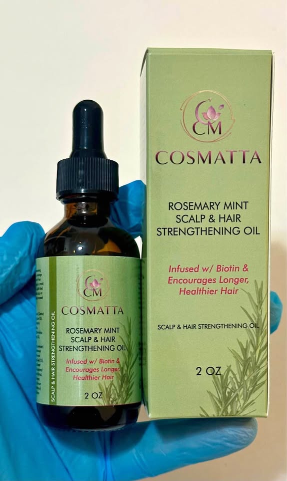 Hair Straightening Oil & Rosemary Mint Scalp
