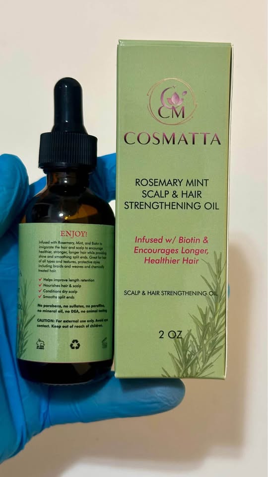 Hair Straightening Oil & Rosemary Mint Scalp - photo 2